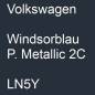 Preview: Volkswagen, Windsorblau P. Metallic 2C, LN5Y.